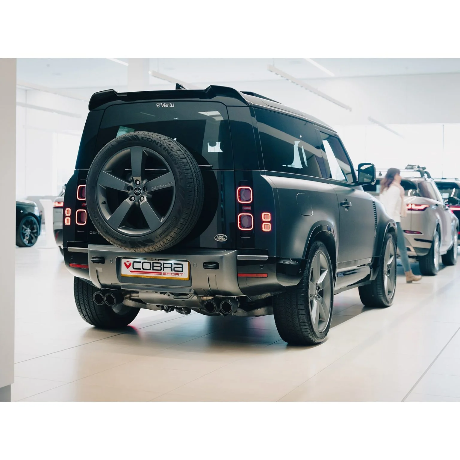 Cobra Sport Land Rover Defender 110 V8 P525 (2021+) Non-Valved GPF/PPF Back Exhaust - Image 2