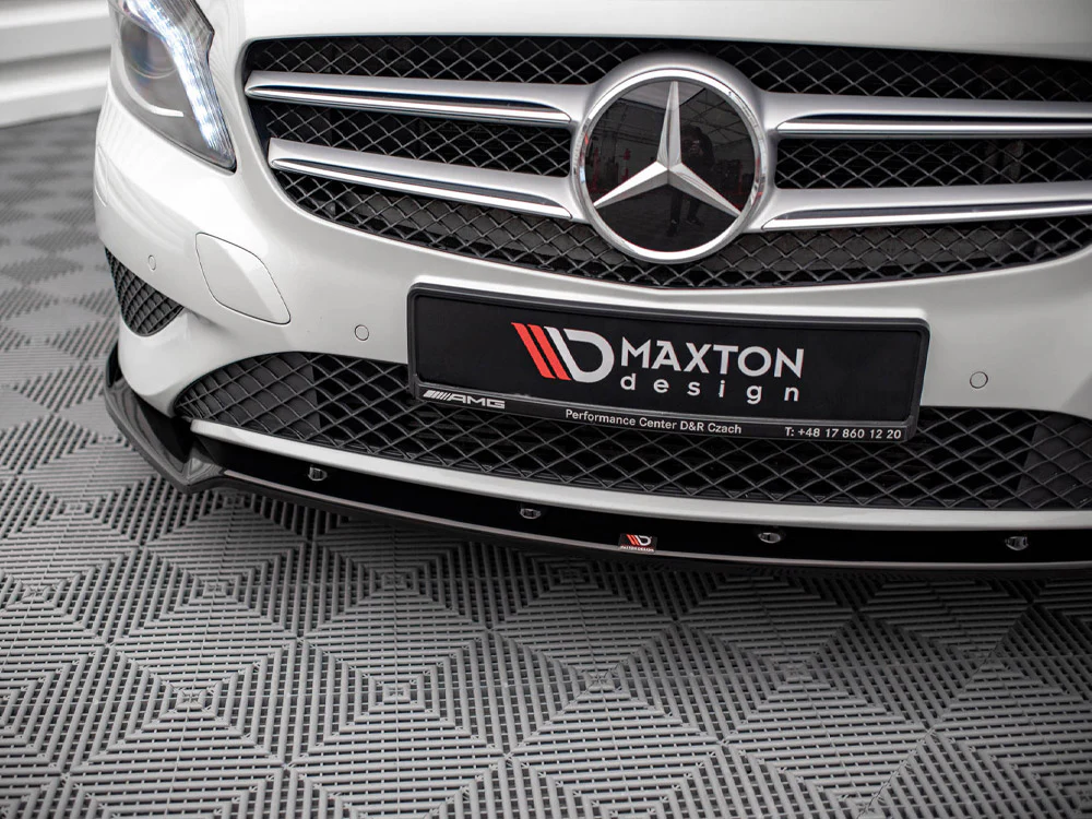 Maxton Design Front Splitter V.2 for Mercedes A W176 (2012-2015) - Image 4
