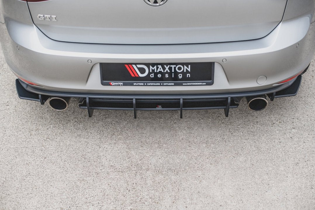 Maxton Design Racing Rear Side Splitters/Spats V.1 for Volkswagen Golf MK7 GTI (2013-2016) - Image 4