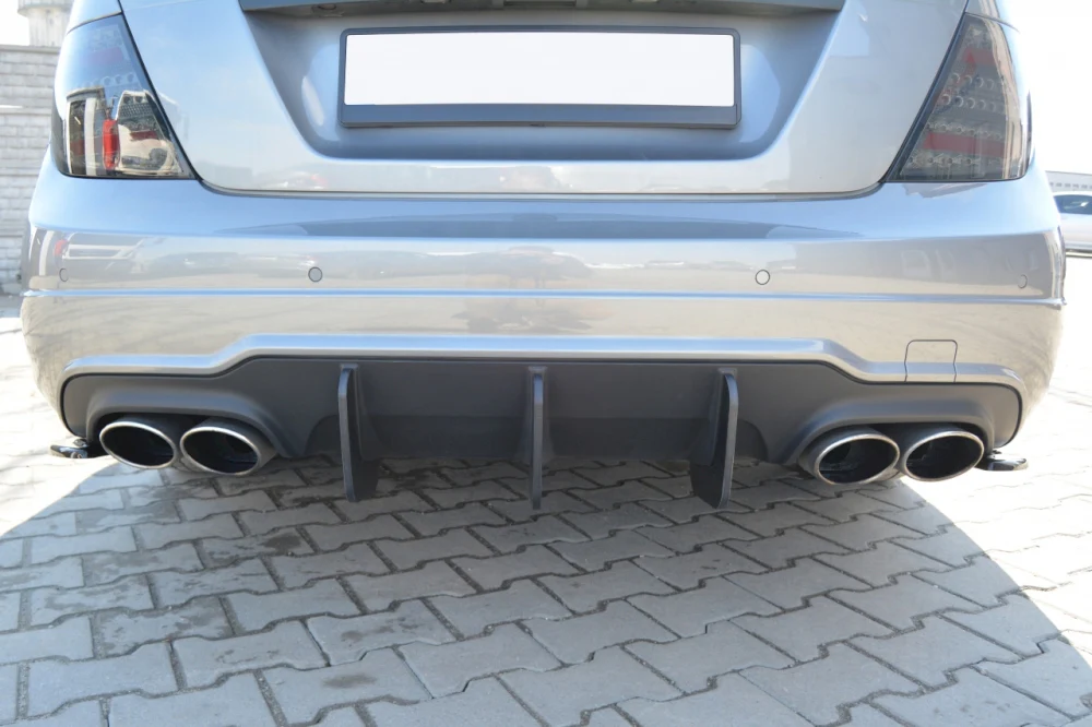Maxton Design Rear Diffuser V.2 for Mercedes C-Class W204 AMG-Line (Facelift 2011-2014) - Image 2