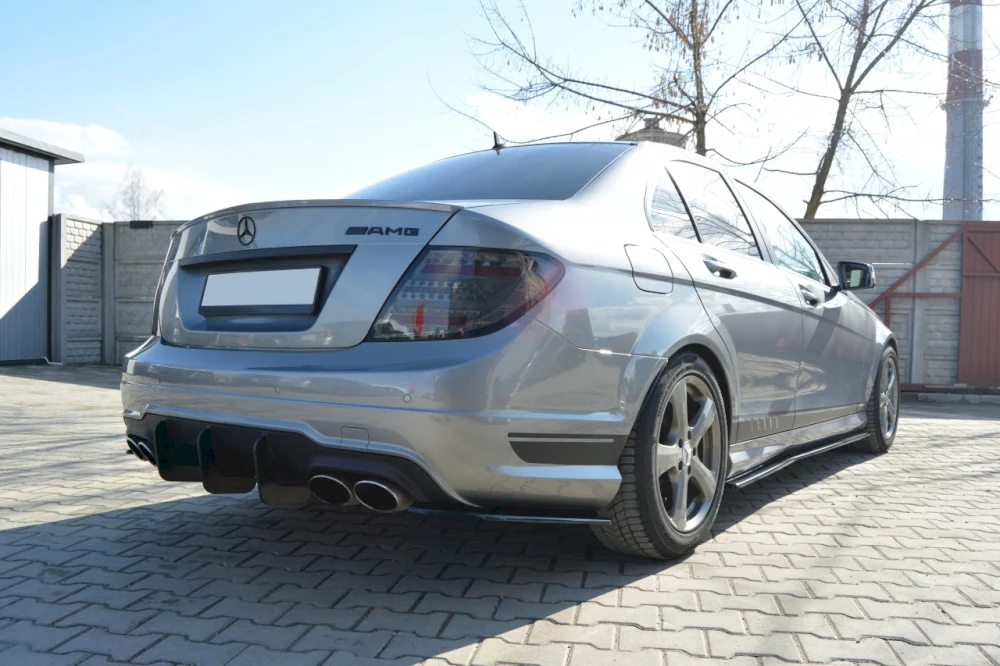 Maxton Design Rear Diffuser V.2 for Mercedes C-Class W204 AMG-Line (Facelift 2011-2014) - Image 3