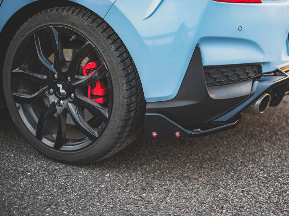 Maxton Design Rear Side Splitters (+Flaps) V.7 HYUNDAI I30N MK3 HATCHBACK (2017-2020) - Image 5