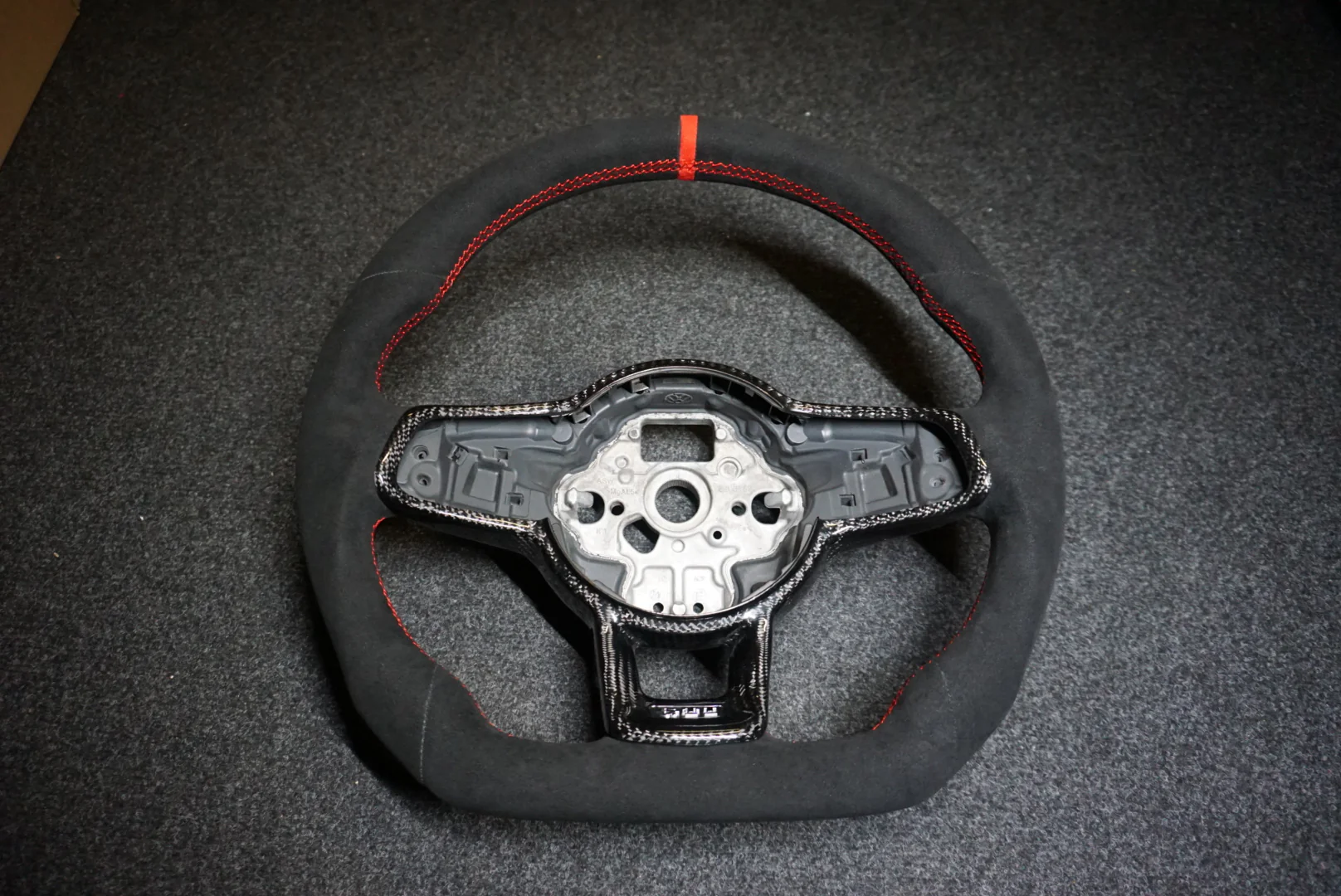 Volkswagen Golf MK7 / MK7.5 Bespoke Custom Alcantara / Leather Steering Wheel (CUSTOM /  GTI / GTD / R-Line / R 2013 - 2020 Models) - Image 5