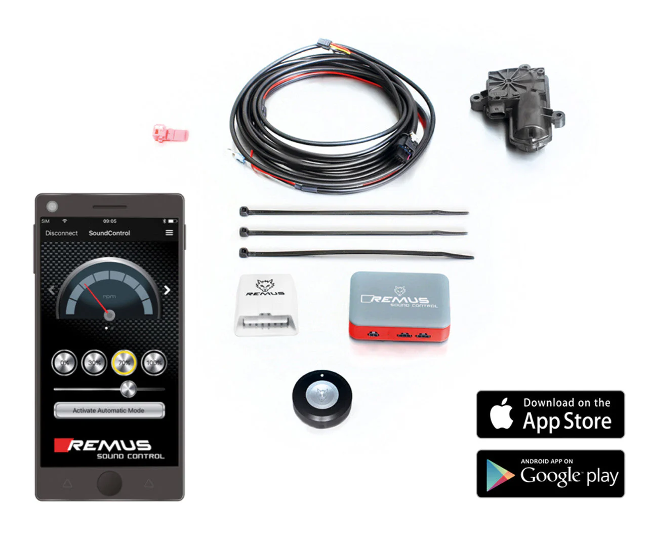 Volkswagen Polo MK5 GTI Remus Non-Resonated Exhaust With Sound Control Module - Image 9