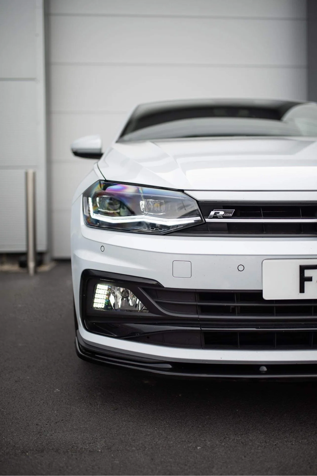 DAS Automotive - Front Splitter V.1 for Volkswagen Polo AW GTI/R-Line Gloss Black (2018+) - Image 2