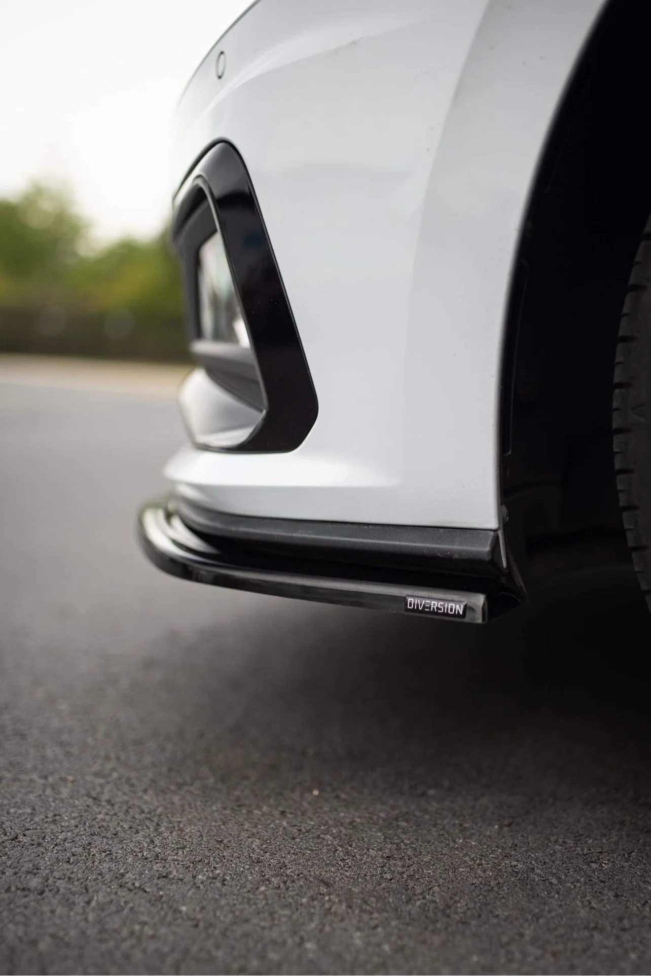 DAS Automotive - Front Splitter V.1 for Volkswagen Polo AW GTI/R-Line Gloss Black (2018+) - Image 4