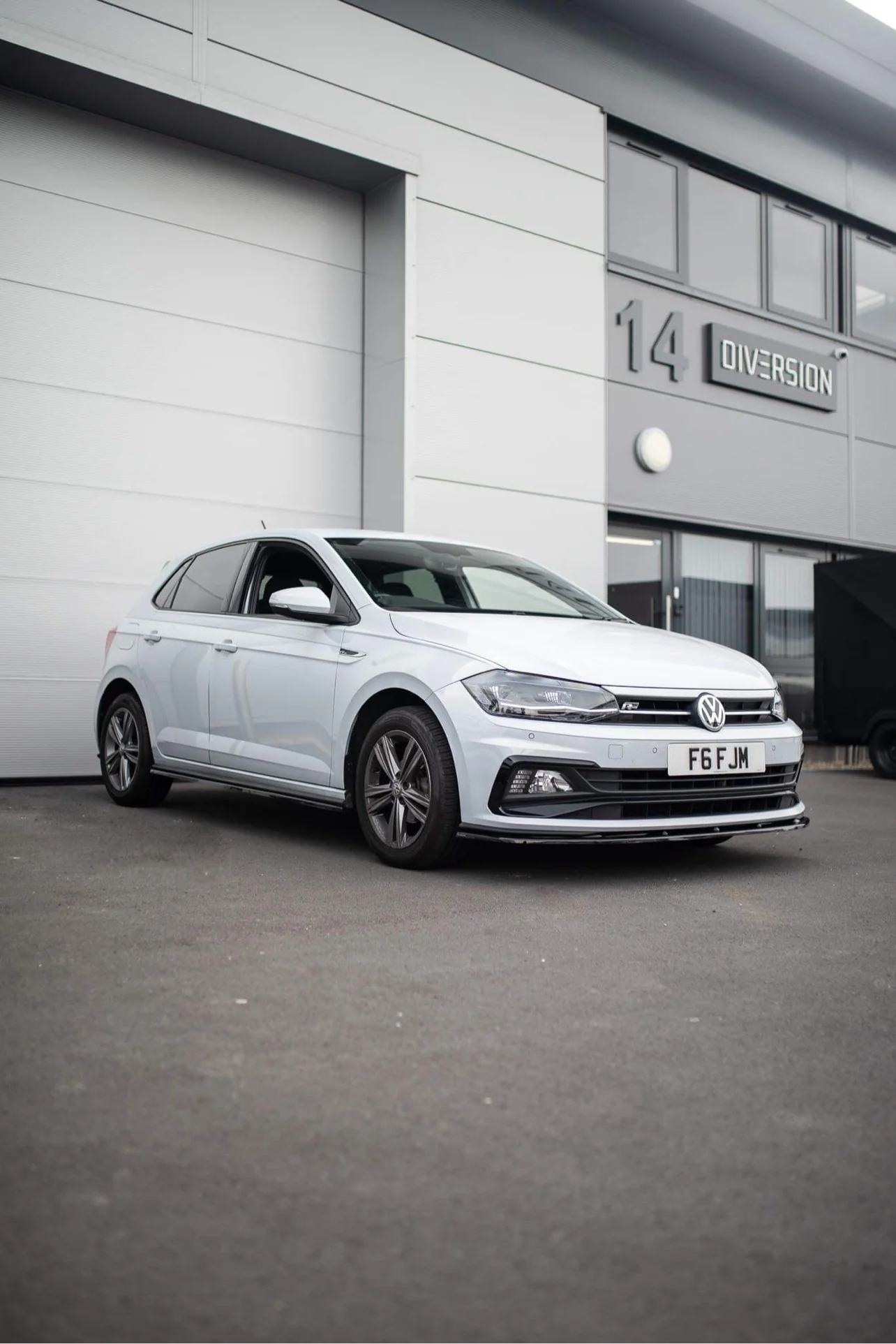 DAS Automotive - Front Splitter V.1 for Volkswagen Polo AW GTI/R-Line Gloss Black (2018+) - Image 5
