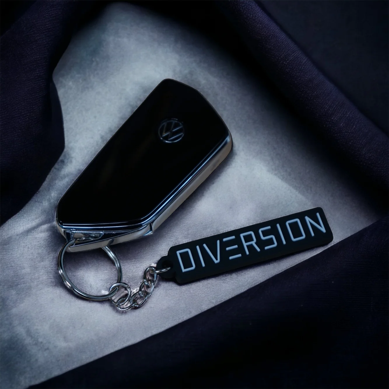 DIVERSION 3D Logo Keyring - Image 2