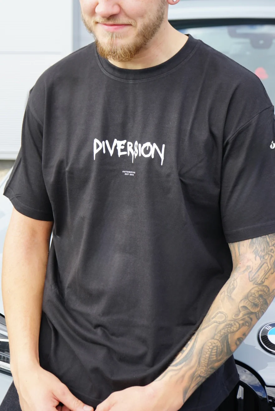 ‘DIVERSION' Dripping Branded T-Shirt (UNISEX) - Image 5