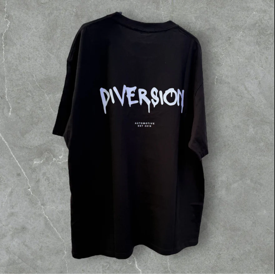 ‘DIVERSION' Dripping Branded T-Shirt (UNISEX) - Image 7