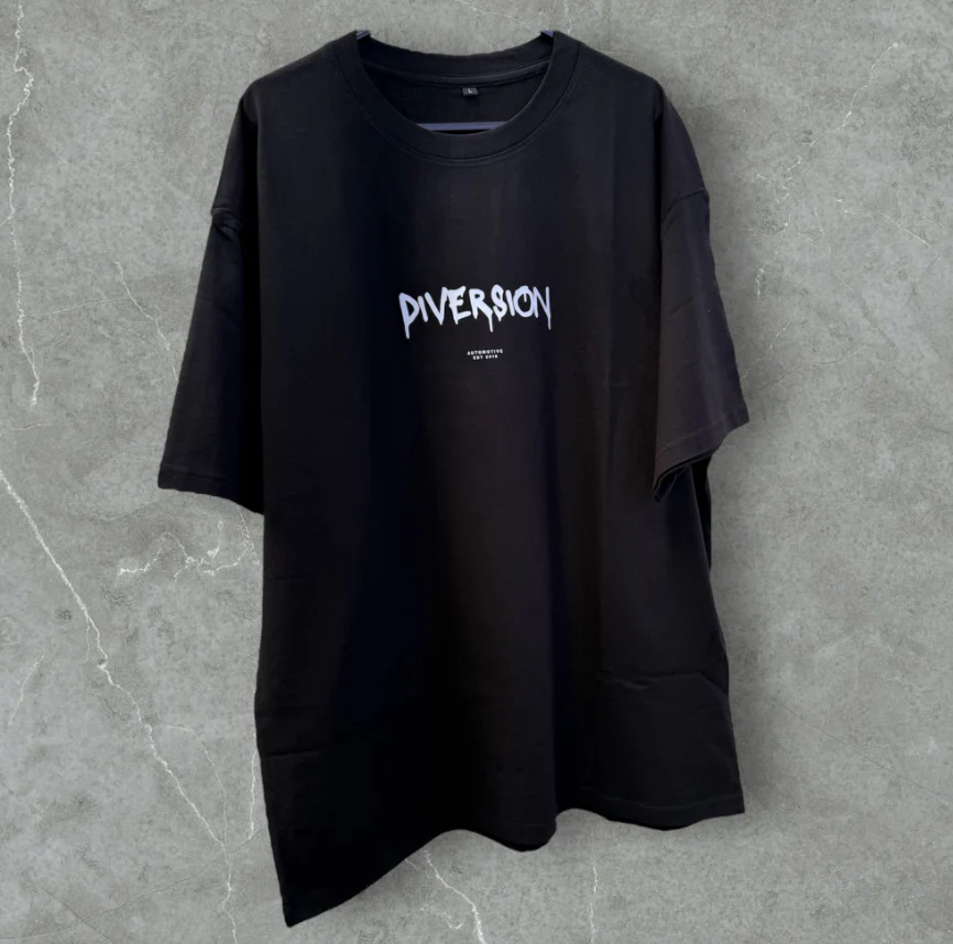 ‘DIVERSION' Dripping Branded T-Shirt (UNISEX) - Image 8