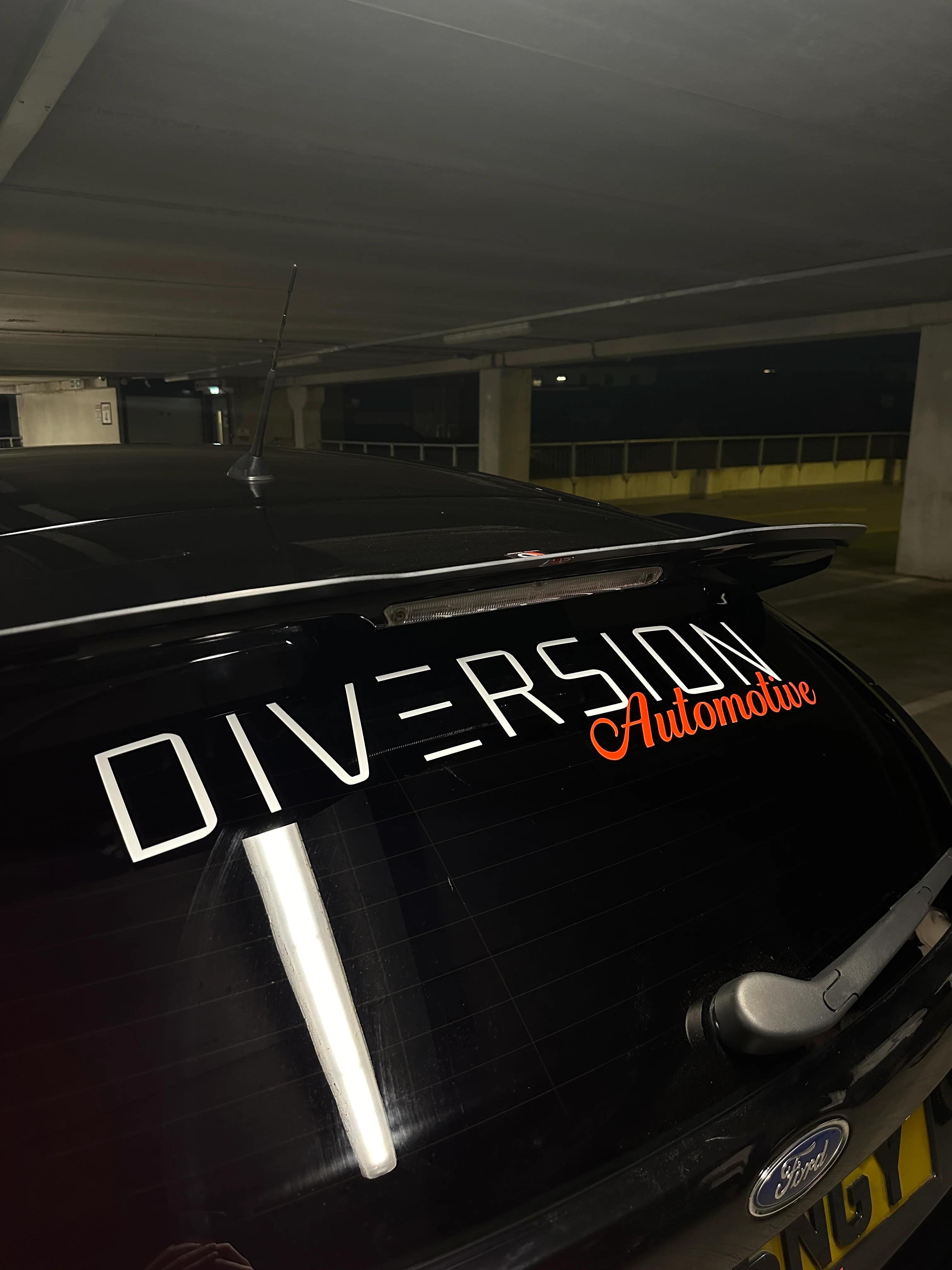 DIVERSION Automotive Vinyl Rear Window Sticker Decal (Large) - Image 2