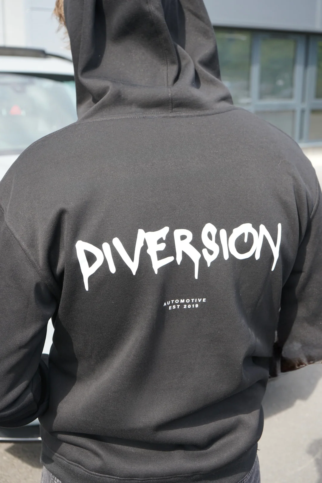 ‘DIVERSION' Dripping Branded Soft Lined Hoodie (UNISEX) - Image 3