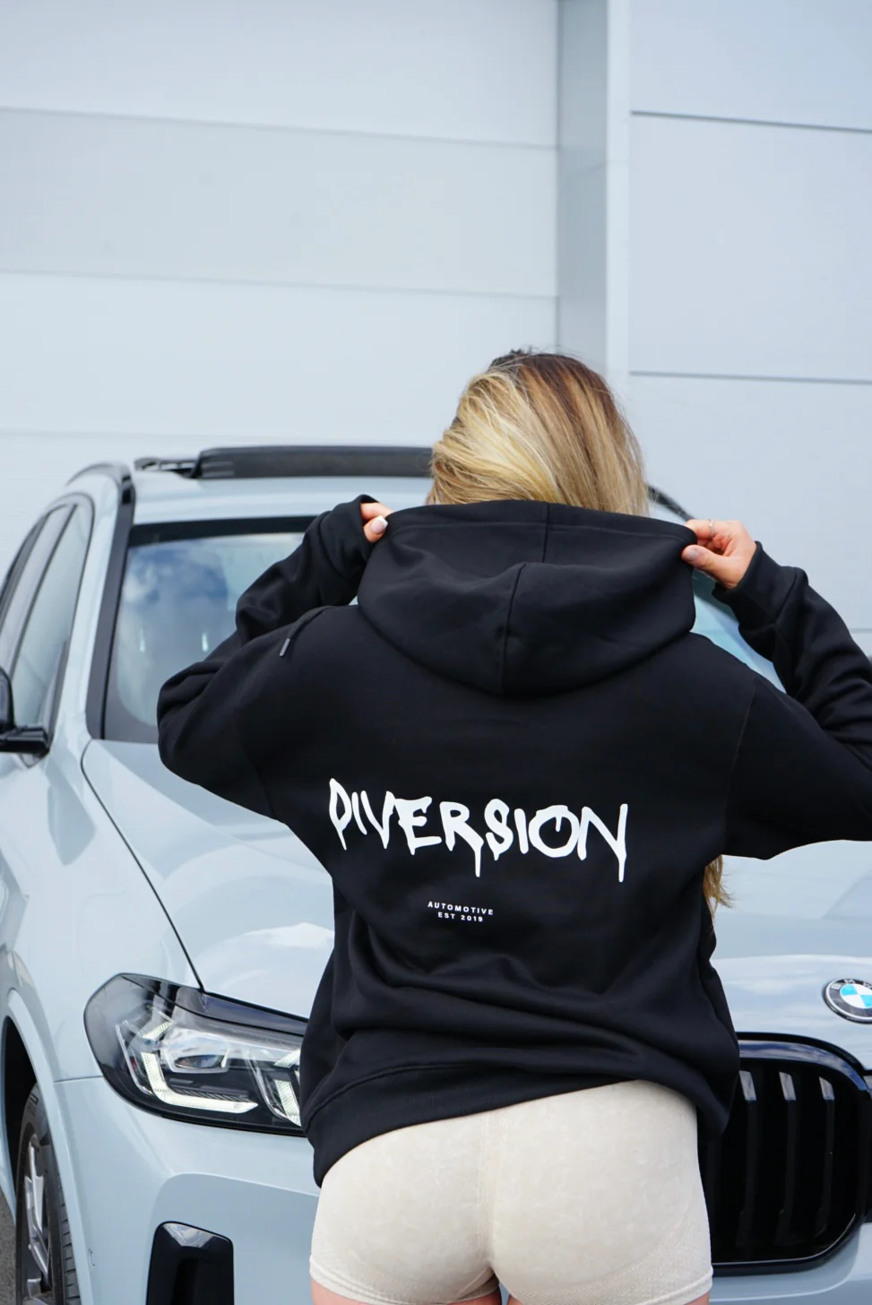‘DIVERSION' Dripping Branded Soft Lined Hoodie (UNISEX) - Image 4