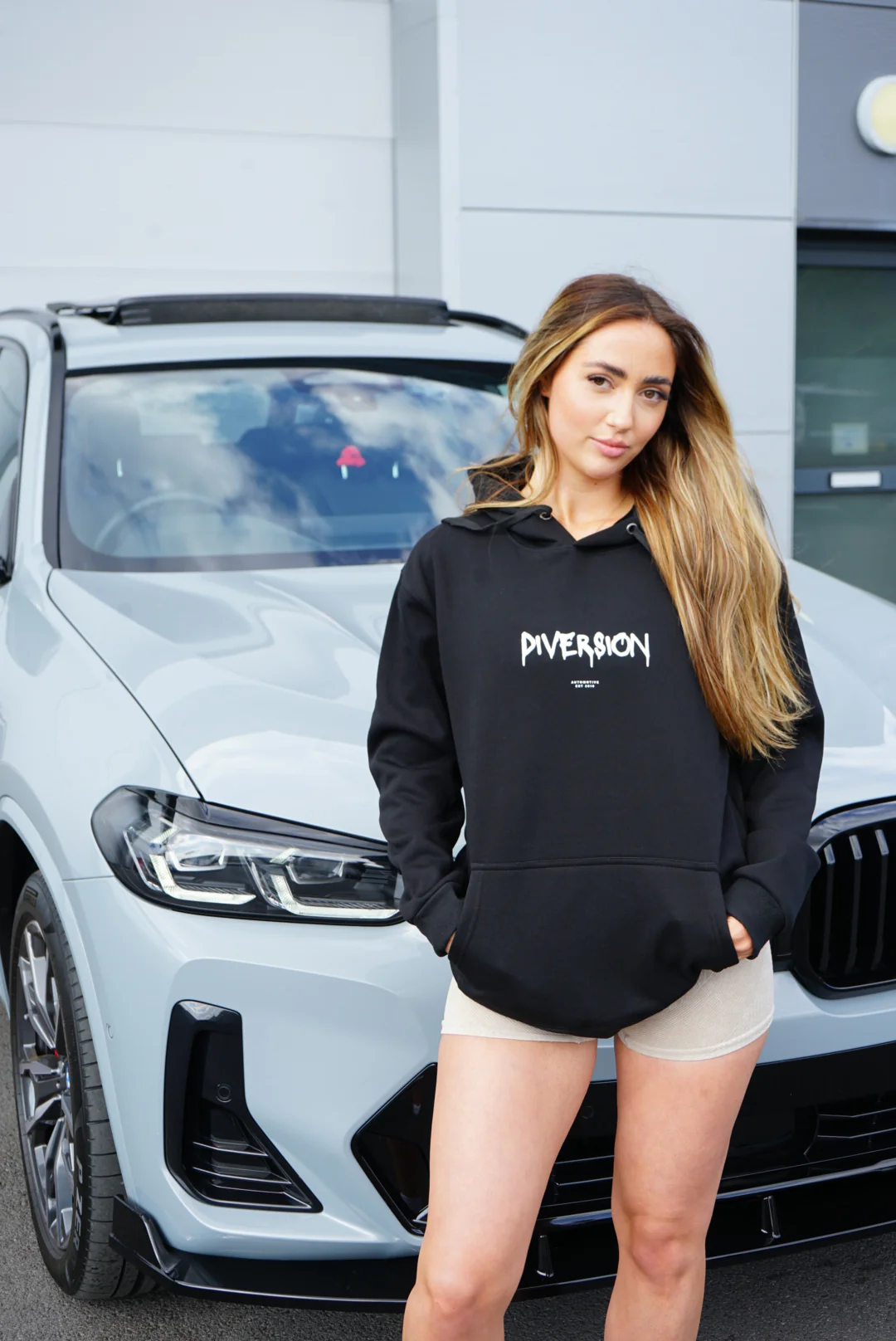 ‘DIVERSION' Dripping Branded Soft Lined Hoodie (UNISEX) - Image 9