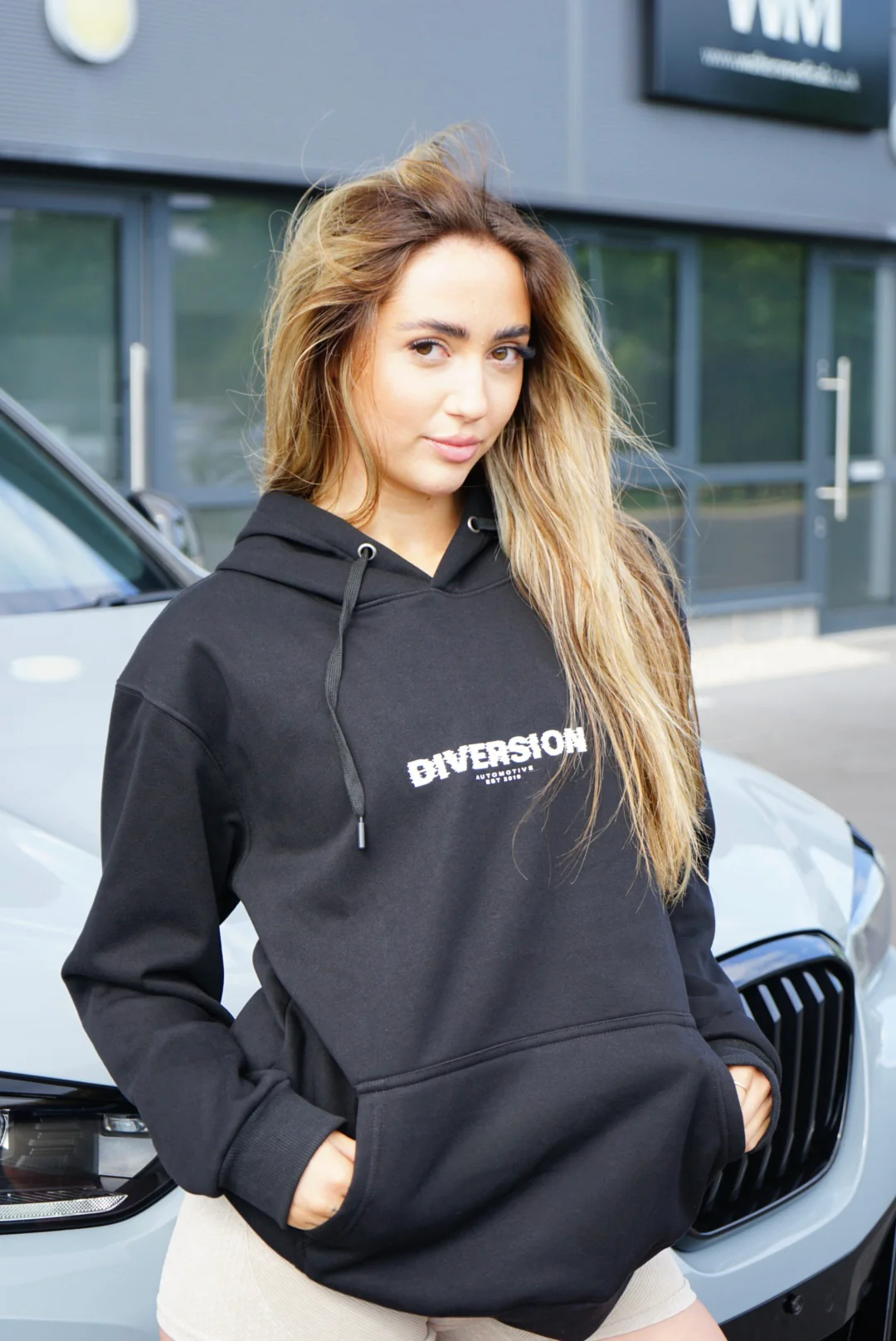 ‘DIVERSION' Glitch Branded Soft Lined Hoodie (UNISEX) - Image 5