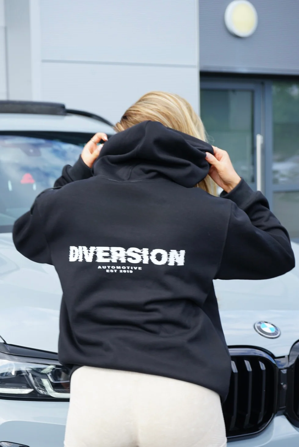 ‘DIVERSION' Glitch Branded Soft Lined Hoodie (UNISEX) - Image 6