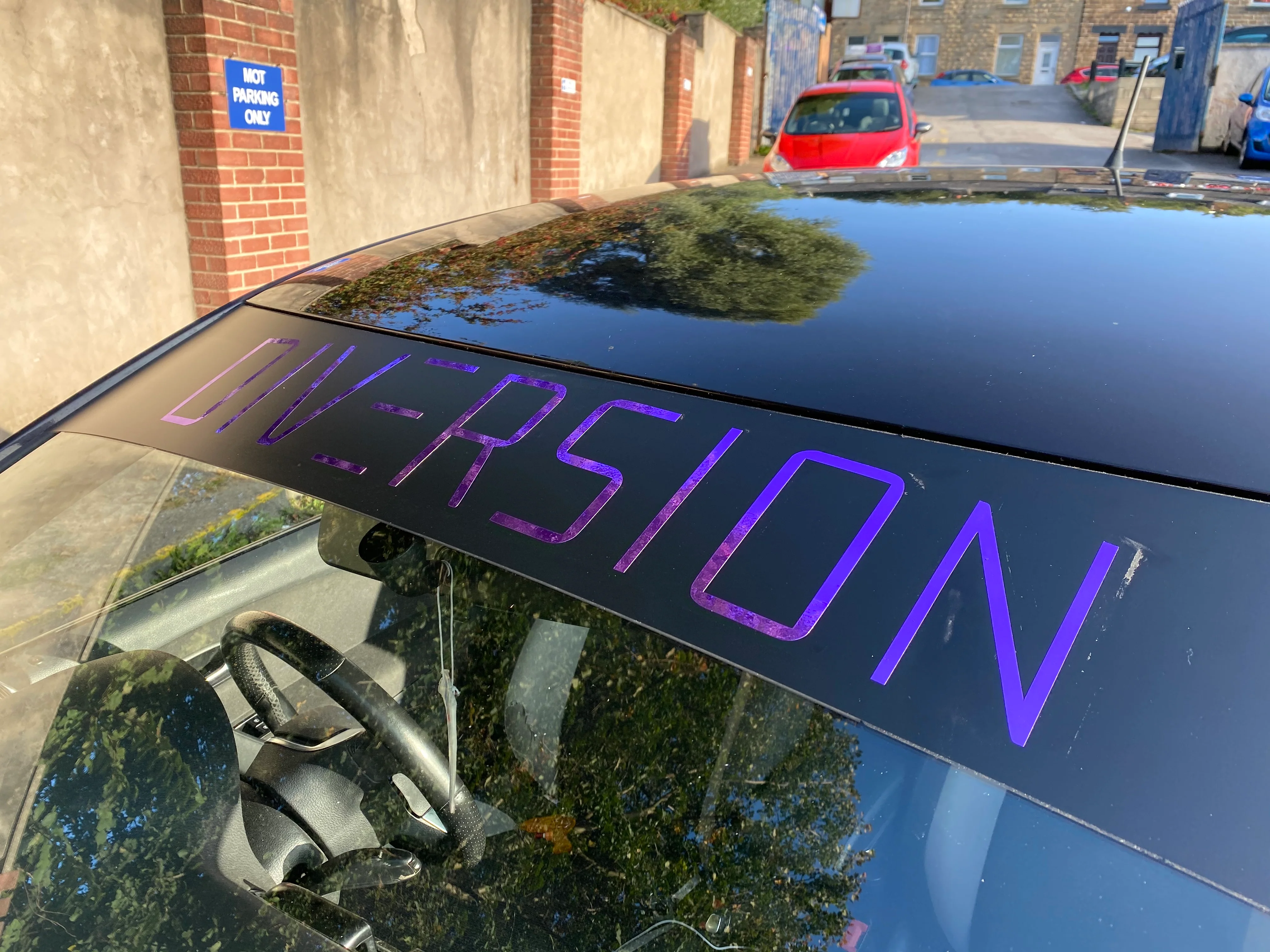 DIVERSION Sun Strip / Window Banner (Purple) - Image 3