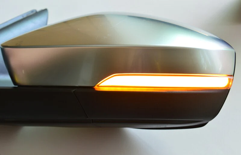 Dynamic Sweeping Mirror Indicators For Volkswagen T-ROC (2017+ Models) And Skoda Octavia (2014 - 2019 Models) (Dynamic Orange) - Image 3