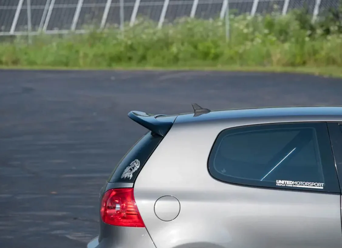 ECS Rear Spoiler Extension in Gloss Black - MK5 GTI/R32 - Image 2