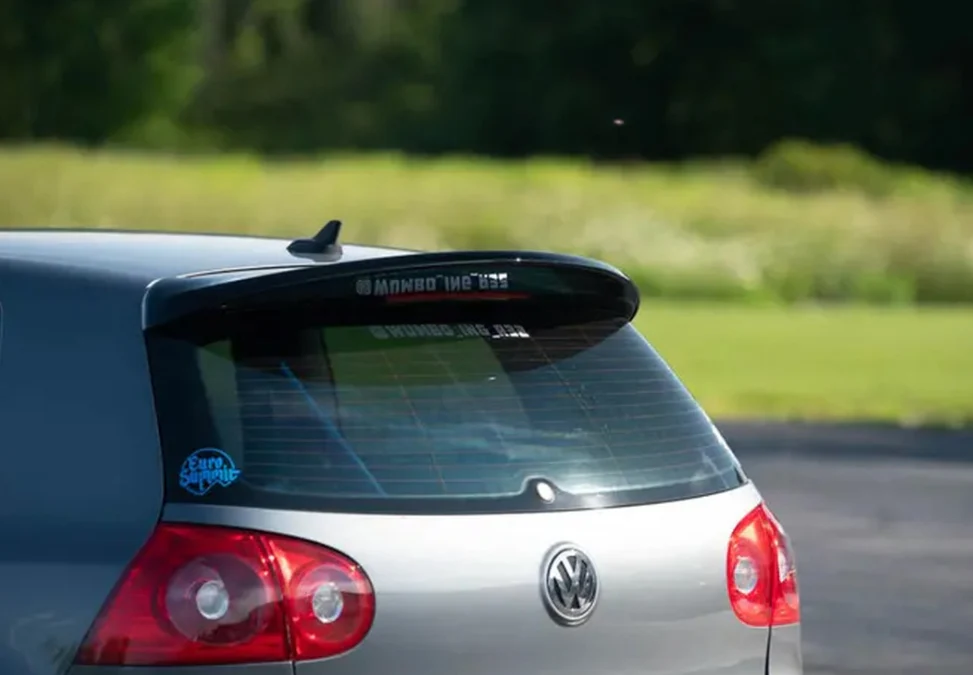 ECS Rear Spoiler Extension in Gloss Black - MK5 GTI/R32 - Image 4