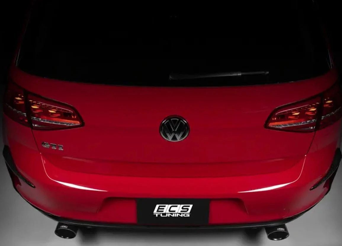 ECS Tuning 4" OE Fit Exhaust Tips - Black Chrome - Pair - Mk6/Mk7 GTI - Image 5