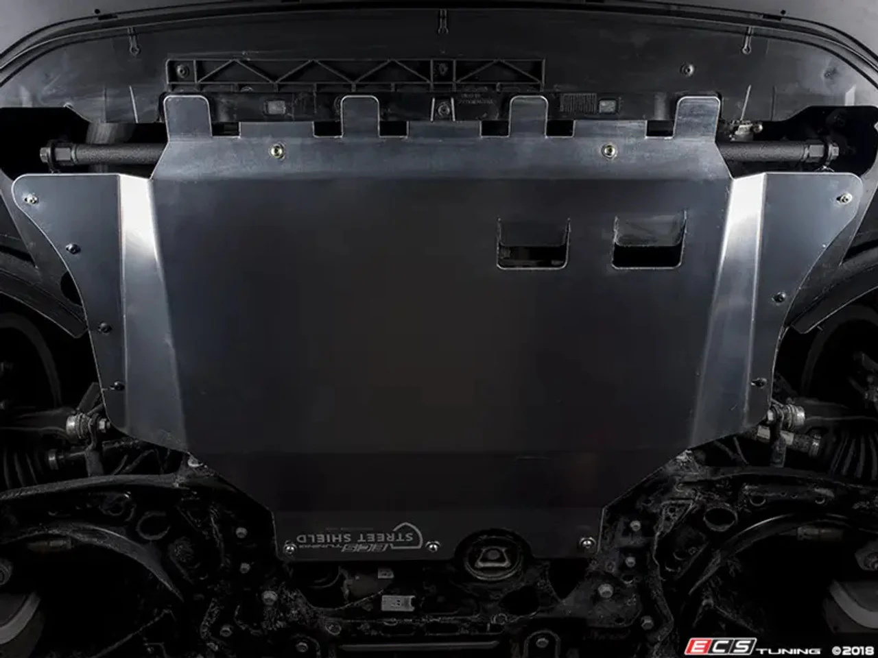 ECS Tuning Aluminium Street Shield Skid Plate With Reinforcement Kit - Golf MK7 / MK7.5 - Image 2