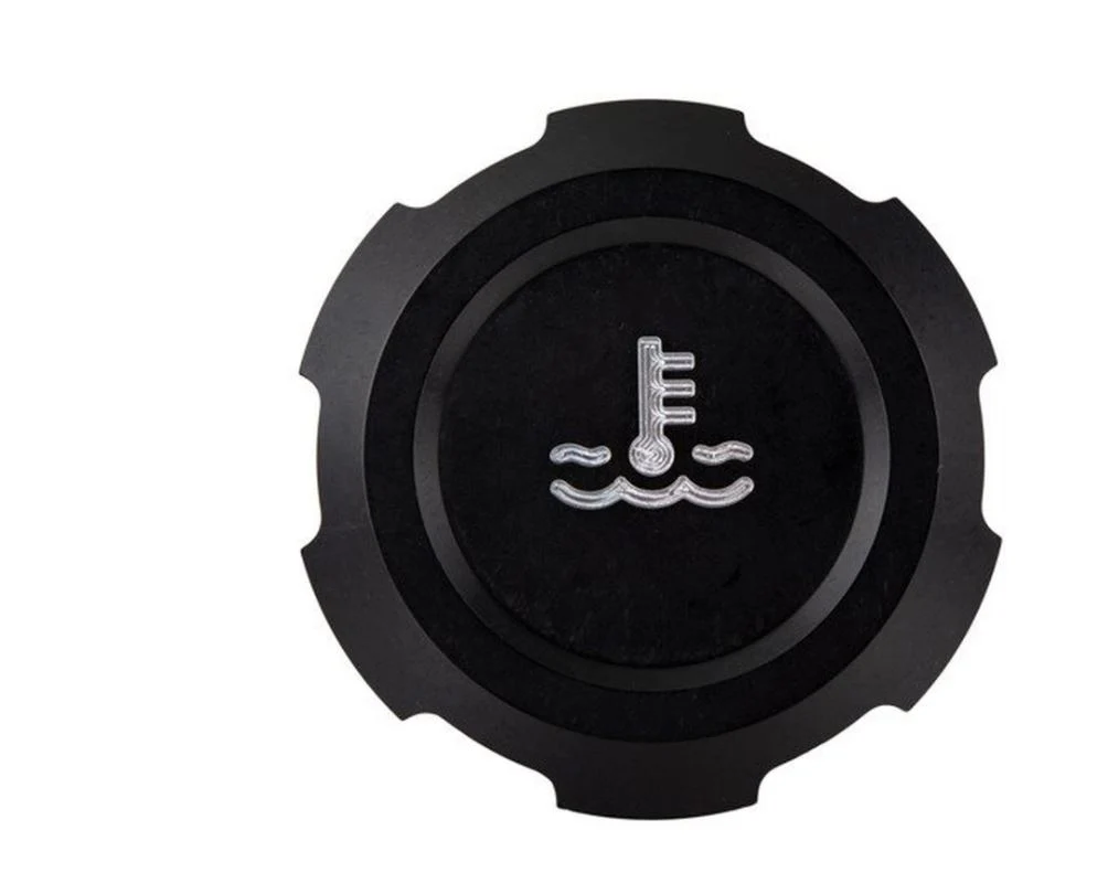 ECS Tuning Billet Coolant Reservoir Cap - Black Anodized - B9 Models - Image 2