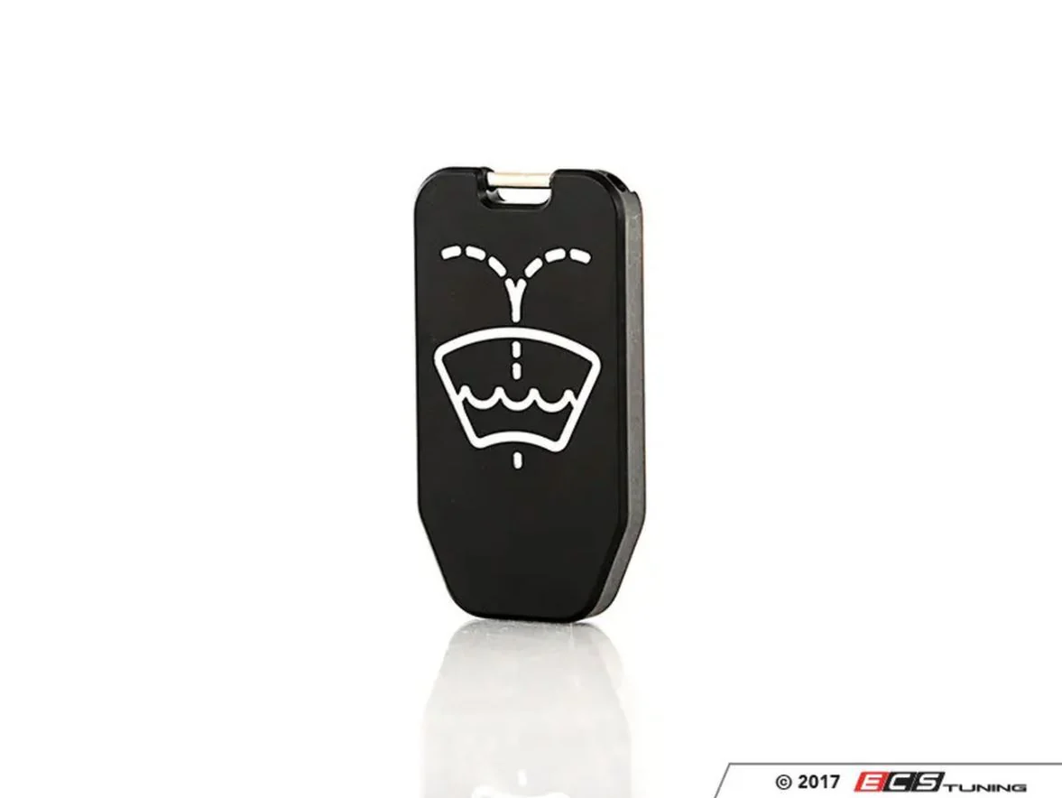 ECS Tuning Billet Washer Fluid Reservoir Cap - Black Anodized - B9 Models