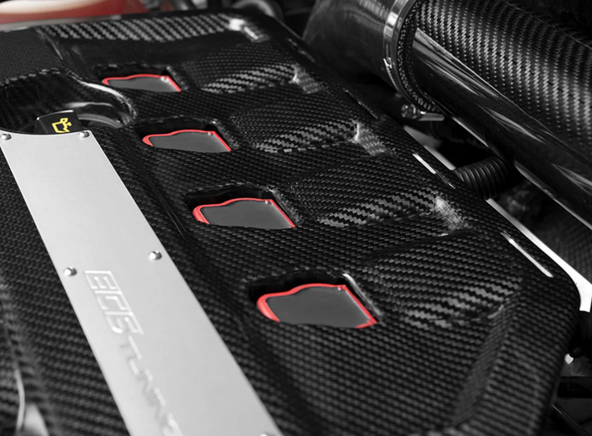 ECS Tuning Carbon Fiber Engine Cover - 2.0TSI MK6 Golf / A3 8P - Image 2