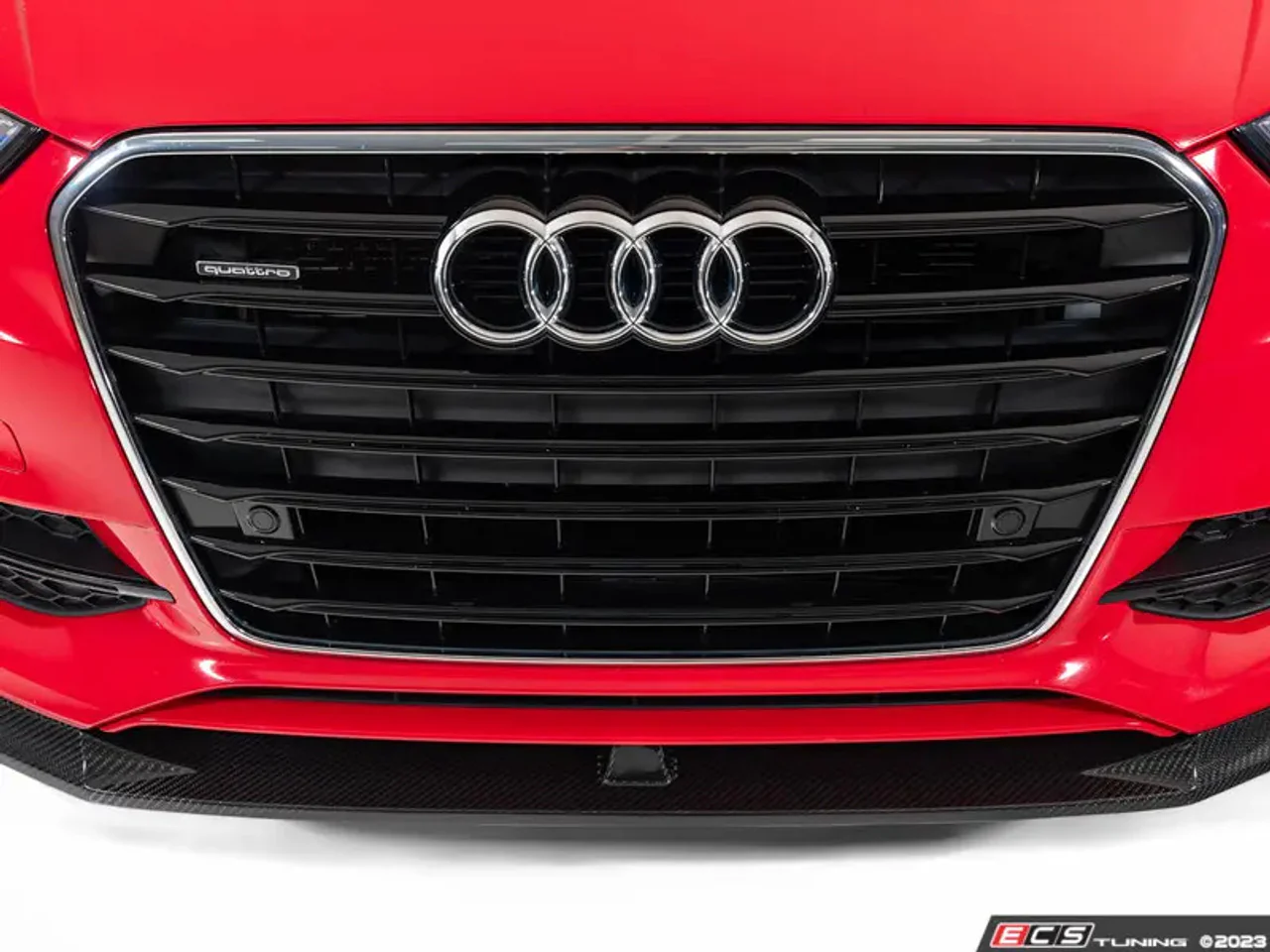 ECS Tuning Carbon Fiber Front Lip Spoiler (Saloon / Sedan ONLY) - 8V (Pre-Facelift) 15-16 S3 / A3 S-Line - Image 4