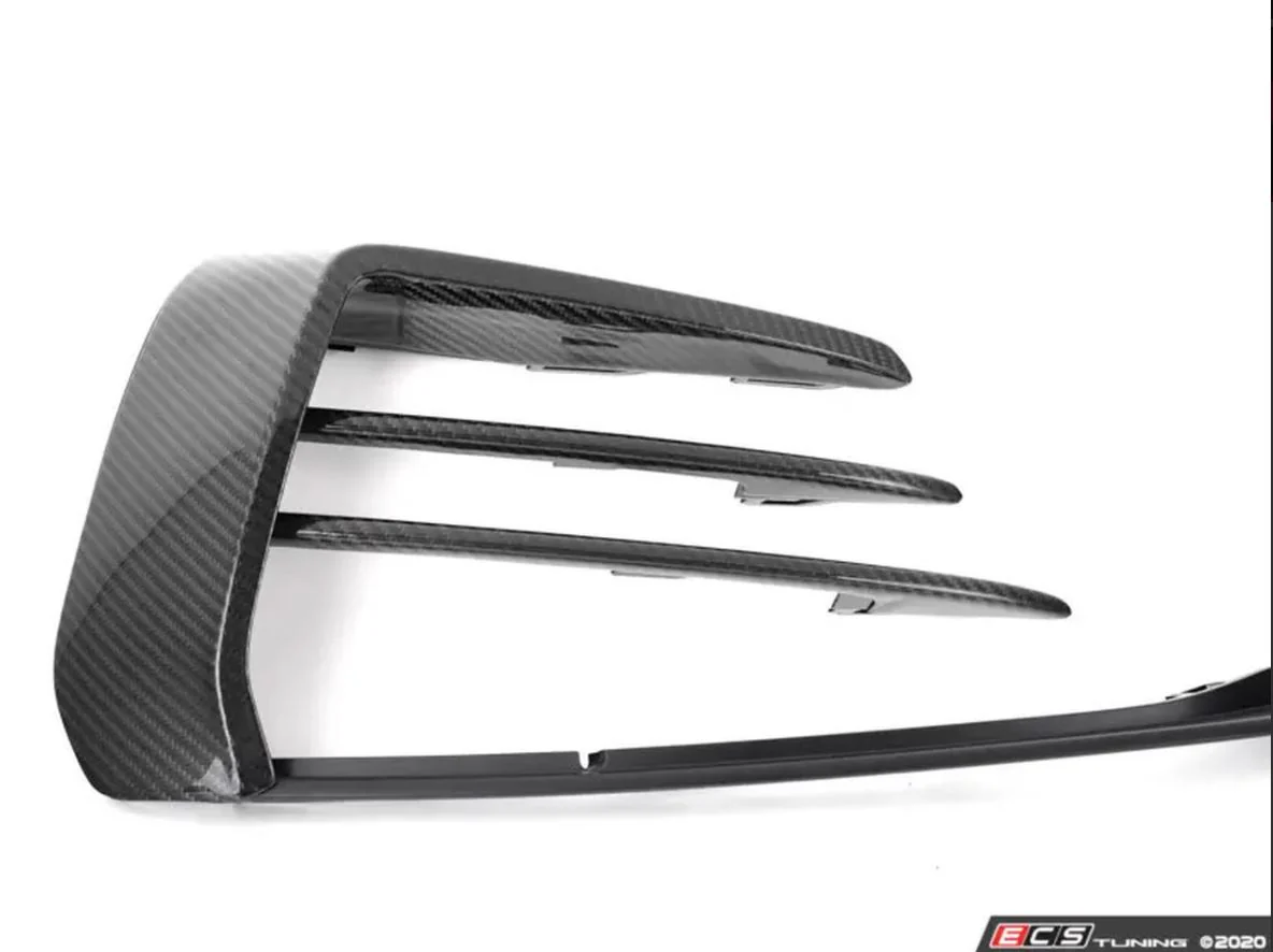 ECS Tuning Carbon Fibre Foglight Trim & Bumper Flare Set - Mk7.5 GTI - Image 2