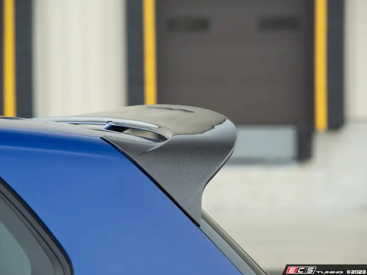 ECS Tuning Carbon Fibre High-Kick Hatch Spoiler Extension - Mk8 R - Image 2