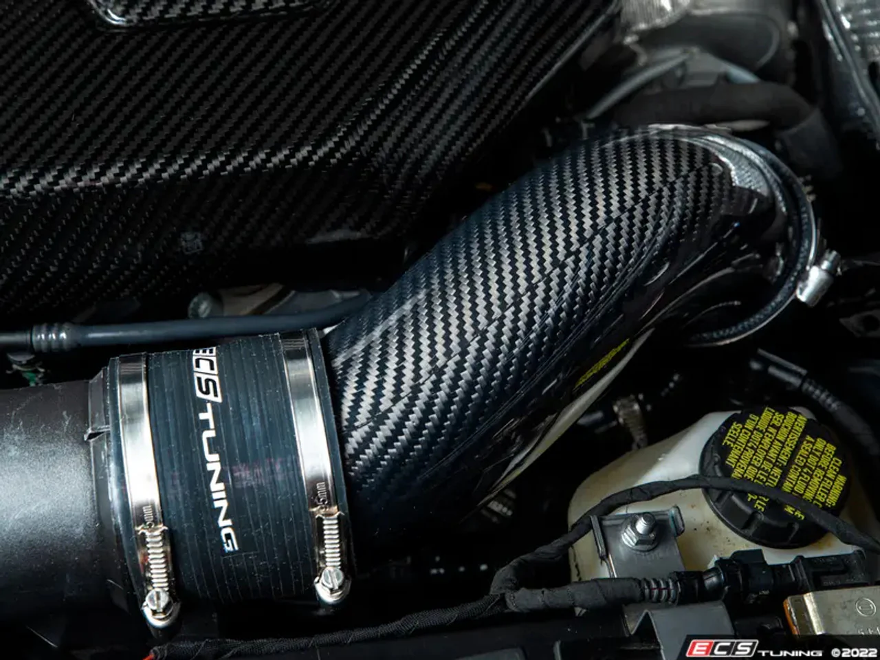 ECS Tuning Carbon Fibre Turbo Inlet Hose - MK8 Golf R / 8Y S3 - Image 2