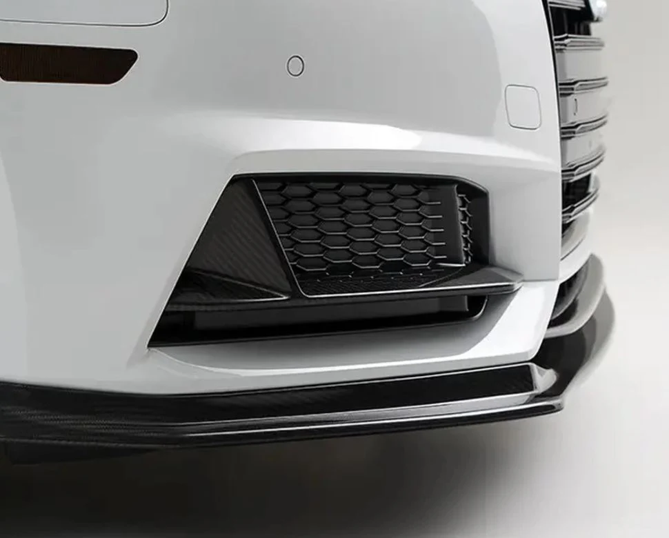 ECS Tuning Carbon Fog Light Overlay Kit - A4/S4 B9 - Image 2