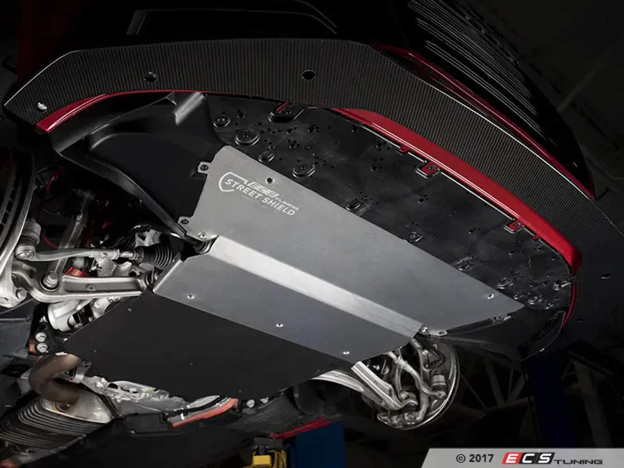 ECS Tuning Engine Street Shield Aluminum Skid Plate - B9 A4/S4/A5 - Image 2