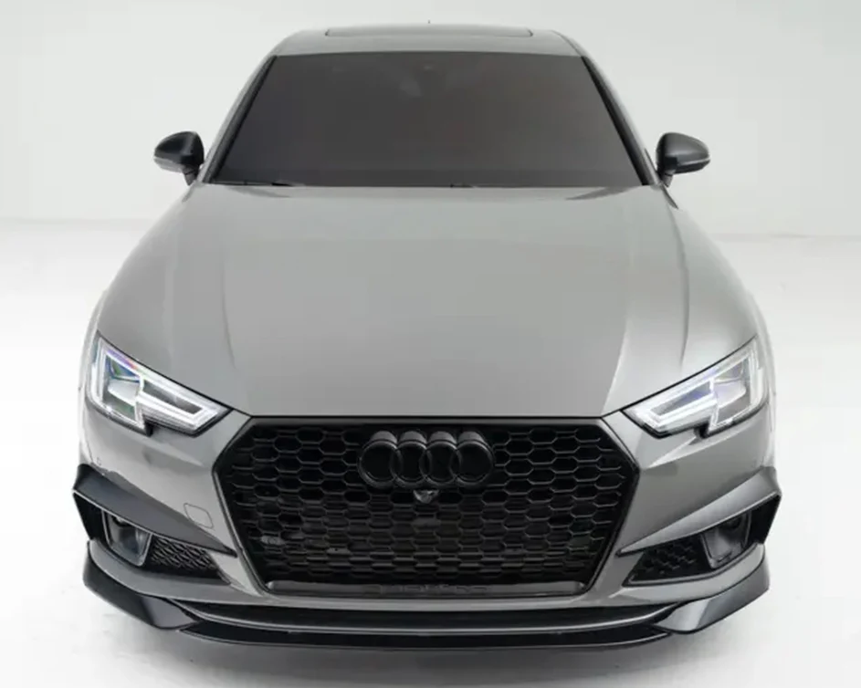 ECS Tuning Gloss Black 3 Piece Front Lip - A4/S4 B9.5 Sline