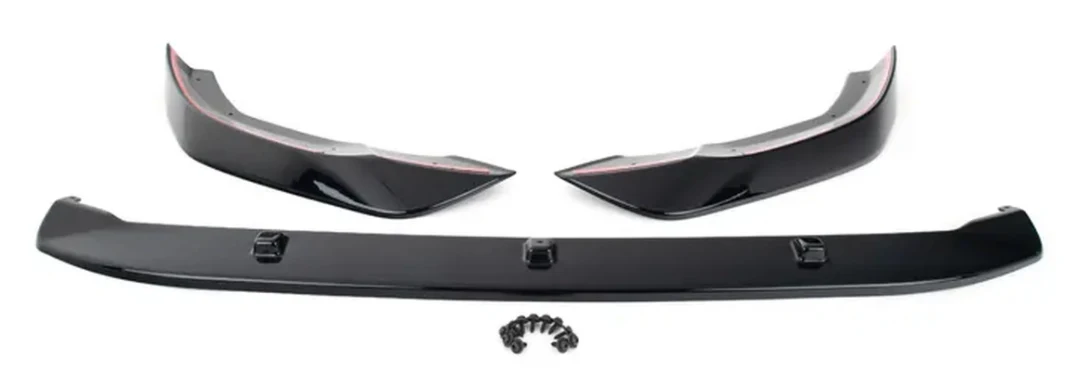 ECS Tuning Gloss Black 3 Piece Front Lip - A4/S4 B9.5 Sline - Image 2