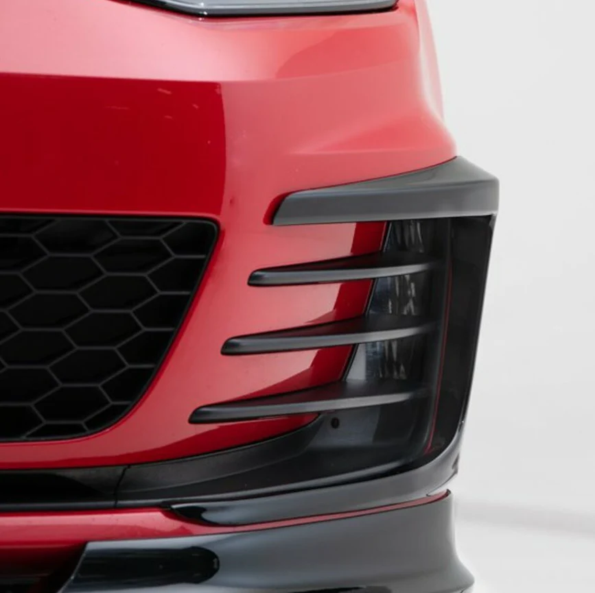 ECS Tuning Gloss Black Front Bumper Grille Flare Set - Mk7 GTI - Image 3