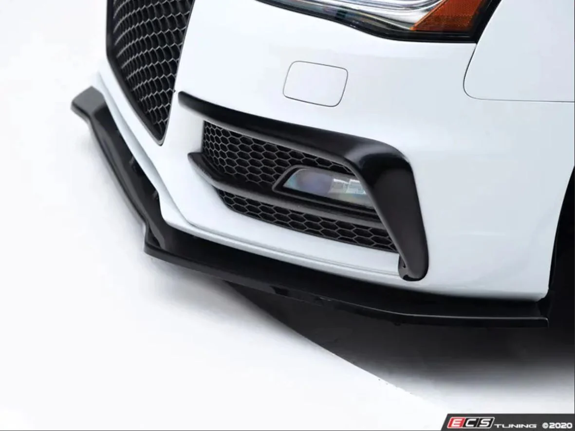 ECS Tuning Gloss Black Front Splitter - A4/S4 B8.5 - Image 3