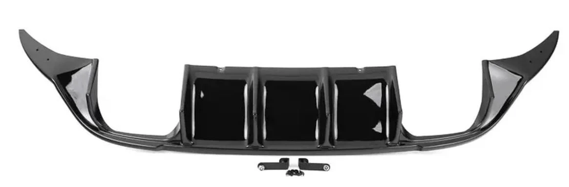 ECS Tuning Gloss Black Rear Diffuser - Golf 7 R - Image 3