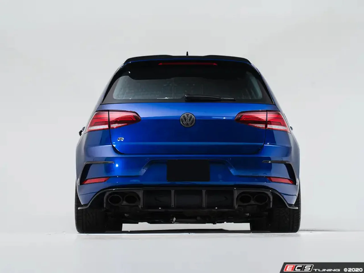 ECS Tuning Gloss Black Rear Diffuser - Golf Mk7.5 R - Image 4