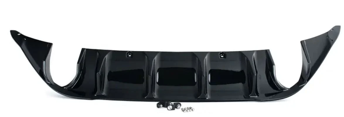 ECS Tuning Gloss Black Rear Diffuser - Mk7 Golf GTI - Image 2
