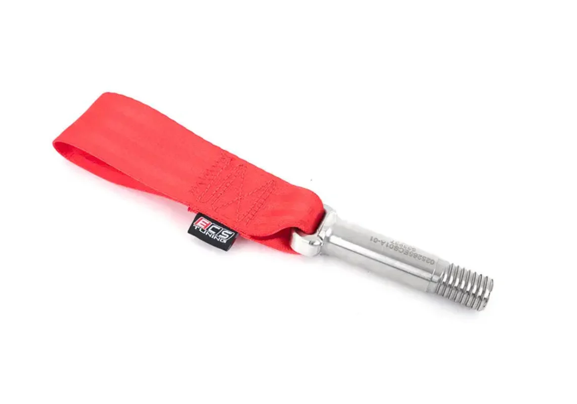 ECS Tuning Race Tow Strap - Red - Mk7 Golf - Image 2