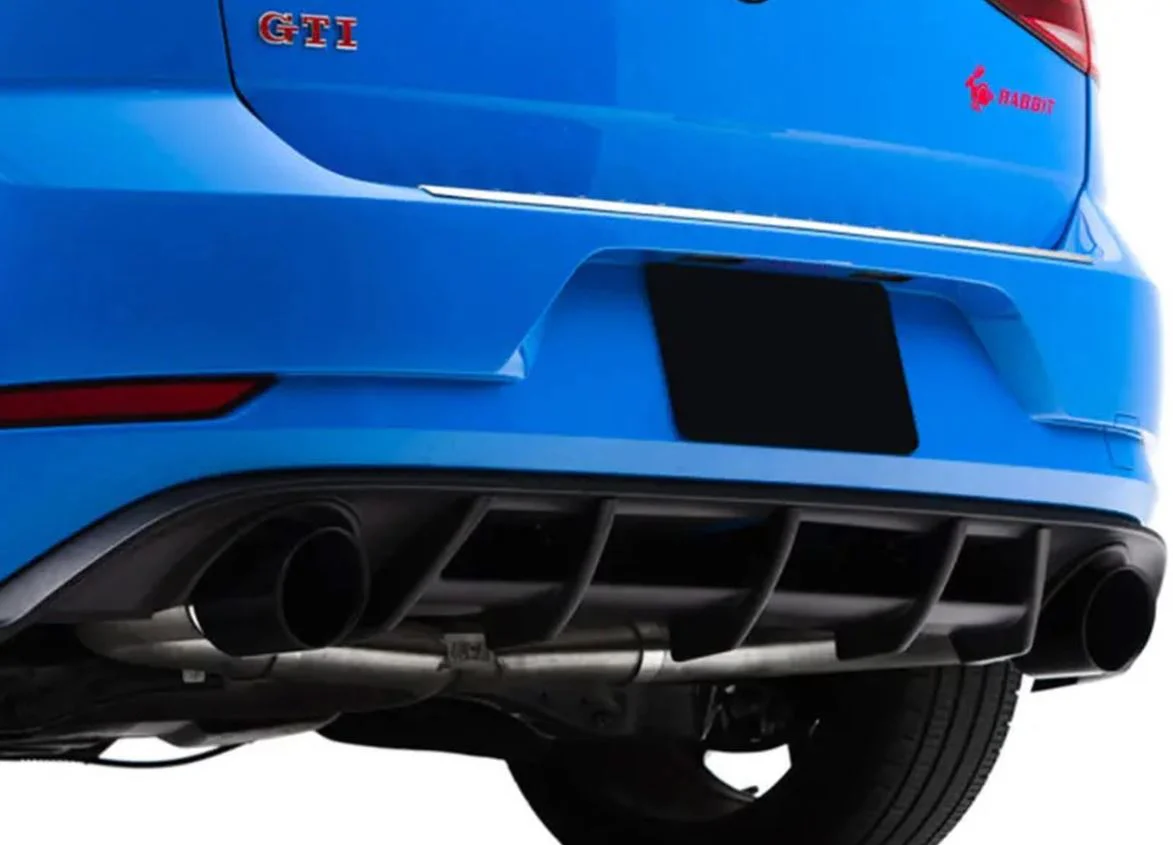 ECS Tuning Rear Diffuser Add On Kit - Golf Mk7.5 GTI