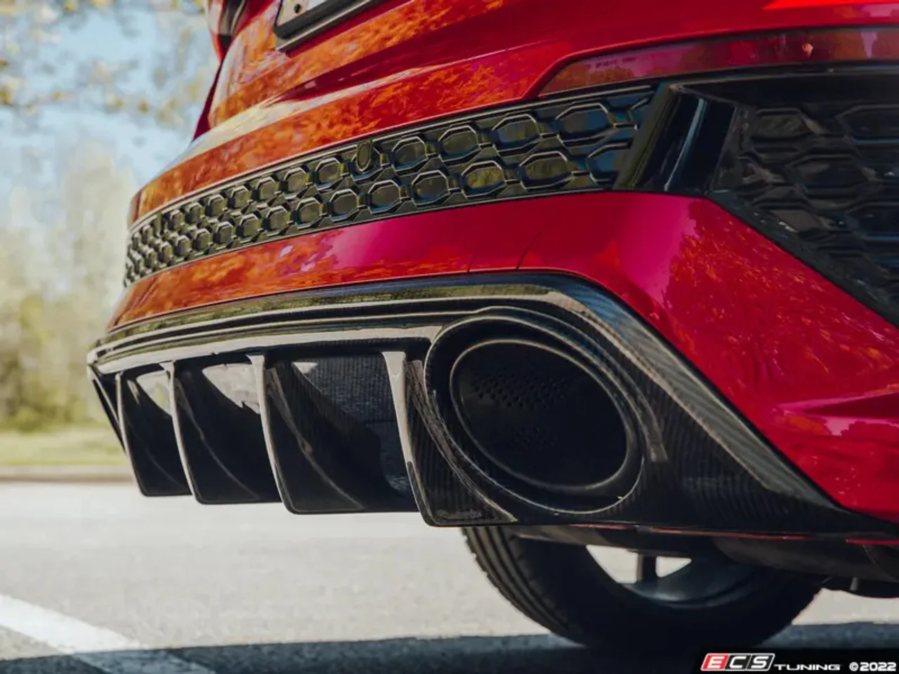 ECS Tuning Rear Diffuser Carbon Fibre - 8Y RS3 - Image 3