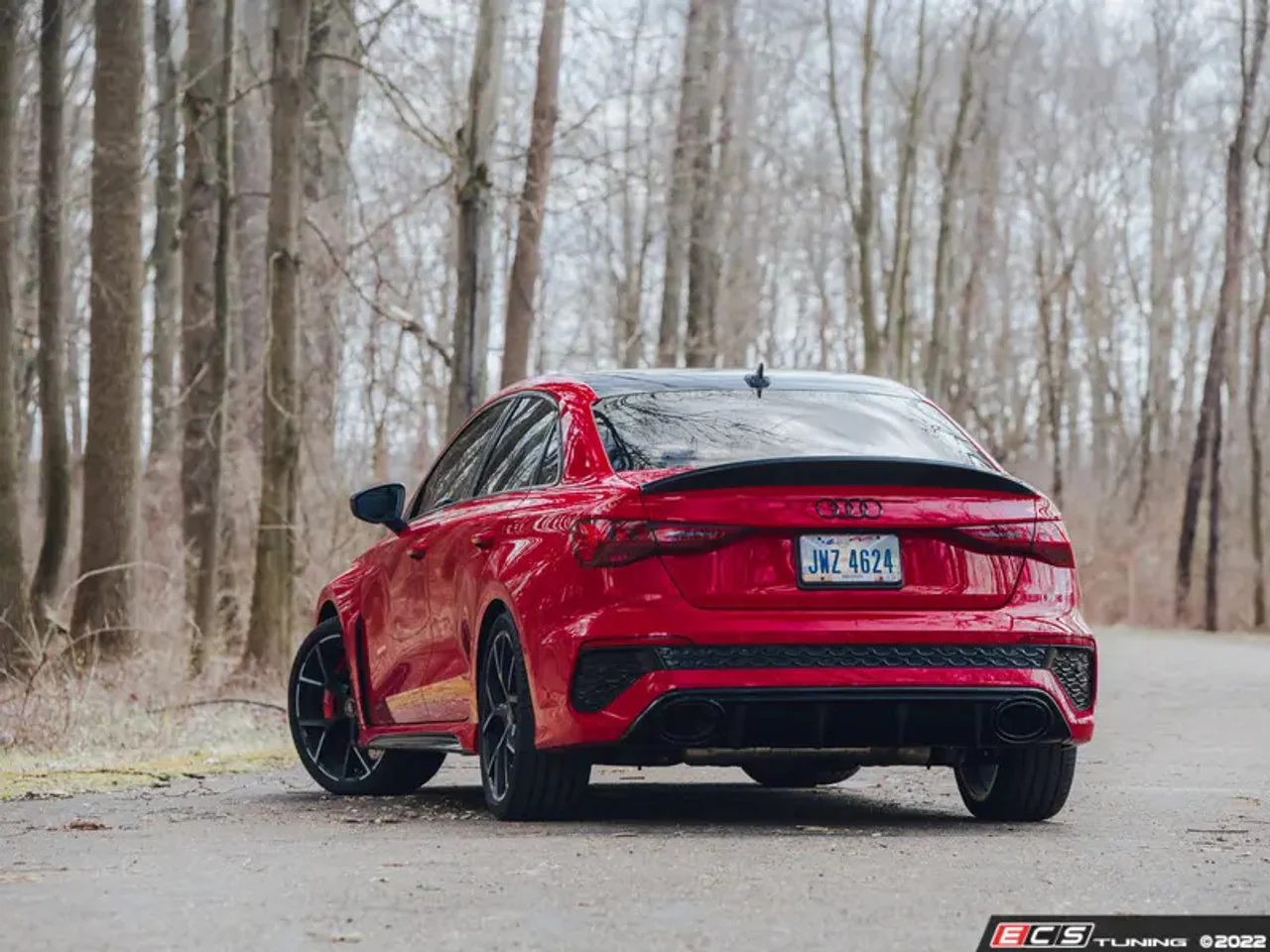 ECS Tuning Trunk Spoiler Gloss Black - 8Y A3/S3/RS3 - Image 3