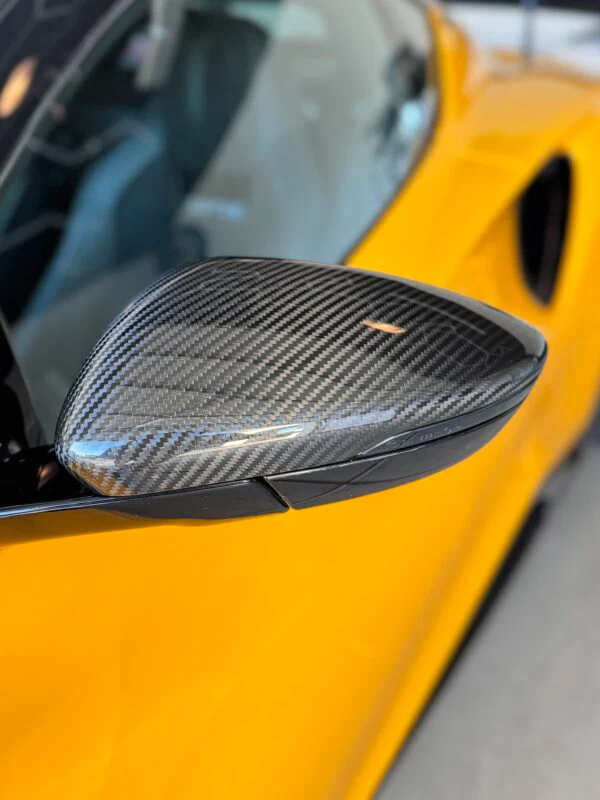 Emira Carbon Mirror Covers – Dry Carbon Replacements for Lotus Emira - Image 2