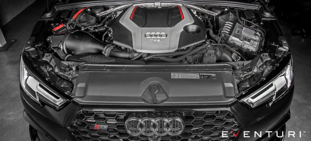 Eventuri Audi S4/S5 (B9) 3.0 V6 Turbo Carbon Fibre Air Intake System - Image 4