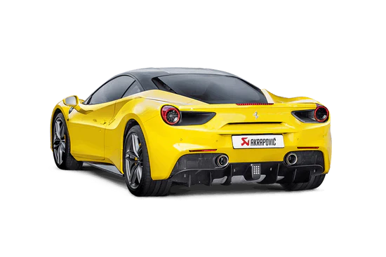 Ferrari 488 GTB / 488 Spider | Akrapovic | Slip-On Line (Titanium)